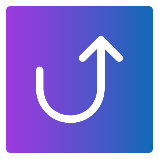 上矢印 Generic Flat Gradient icon