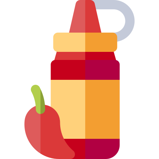Chili sauce Basic Rounded Flat icon