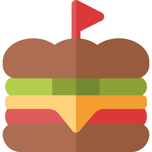 sandwich Basic Rounded Flat icon