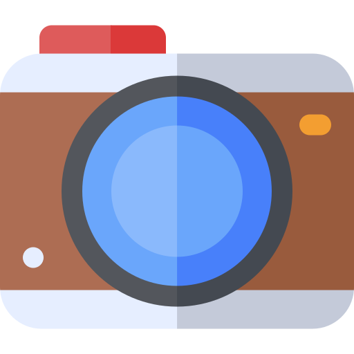 포켓 카메라 Basic Rounded Flat icon