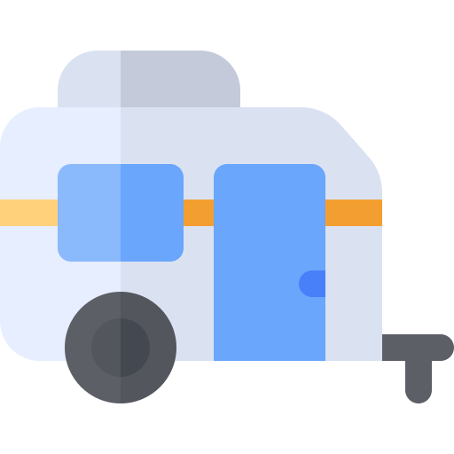Caravan Basic Rounded Flat icon