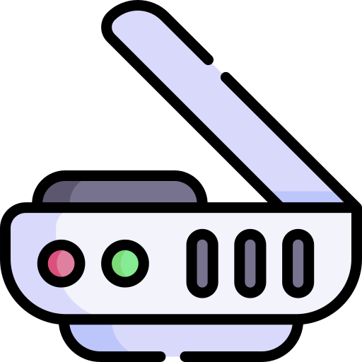 escáner Kawaii Lineal color icono