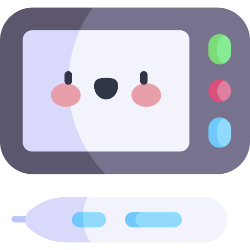 グラフィックタブレット Kawaii Flat icon