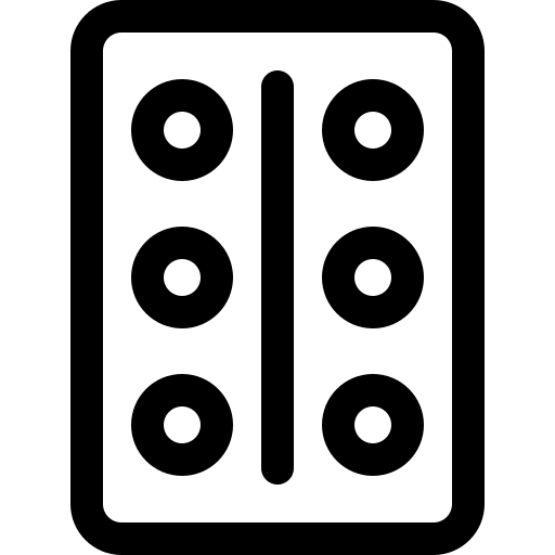 comprimidos Basic Rounded Lineal Ícone