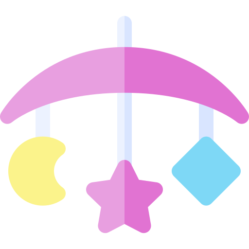 juguete de cuna Basic Rounded Flat icono