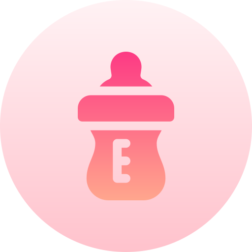 karmnik dla niemowląt Basic Gradient Circular ikona