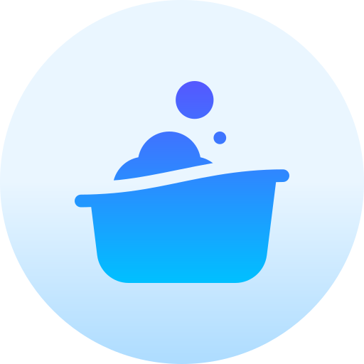 bañera Basic Gradient Circular icono