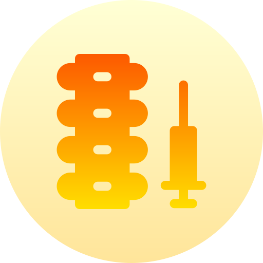 ruggengraat Basic Gradient Circular icoon