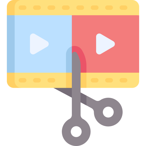 editor de video Special Flat icono