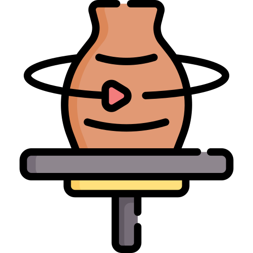 Potter wheel Special Lineal color icon