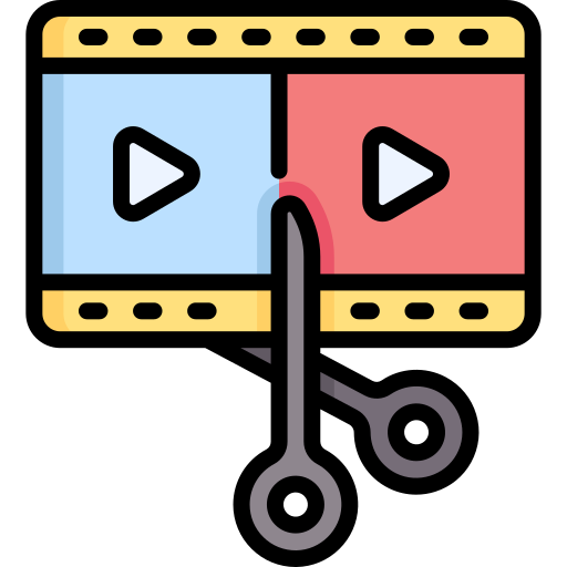 editor de video Special Lineal color icono