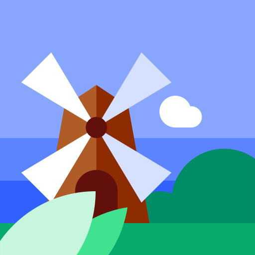 Windmill Adib Sulthon Flat icon