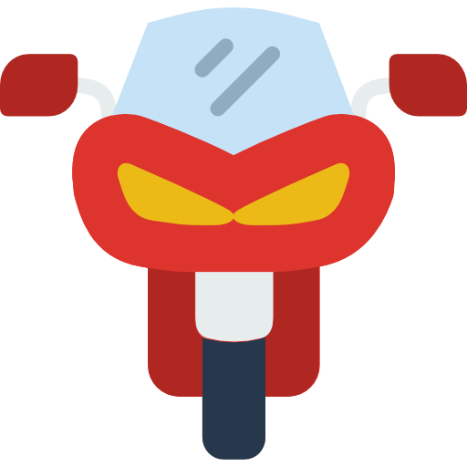 motocykl prettycons Flat ikona