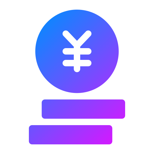 yen Generic Flat Gradient icon