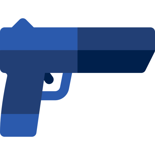 Pistol Basic Rounded Flat icon