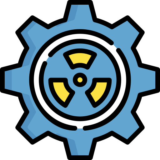 Nuclear energy Special Lineal color icon