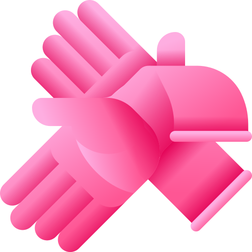Gloves 3D Color icon