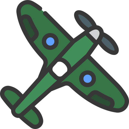 vliegtuig Juicy Fish Soft-fill icoon