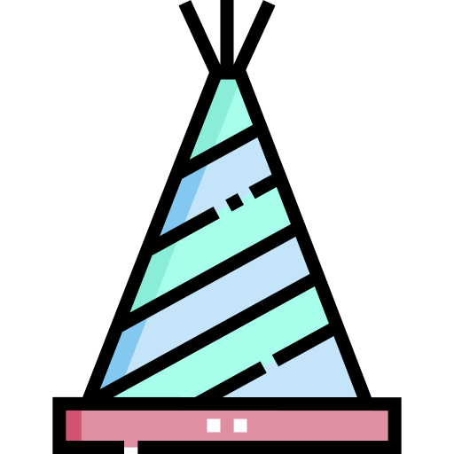 czapka imprezowa Detailed Straight Lineal color ikona