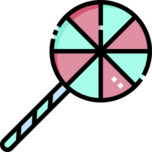 사탕 Detailed Straight Lineal color icon