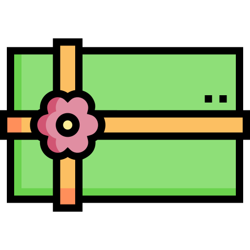 Gift box Detailed Straight Lineal color icon