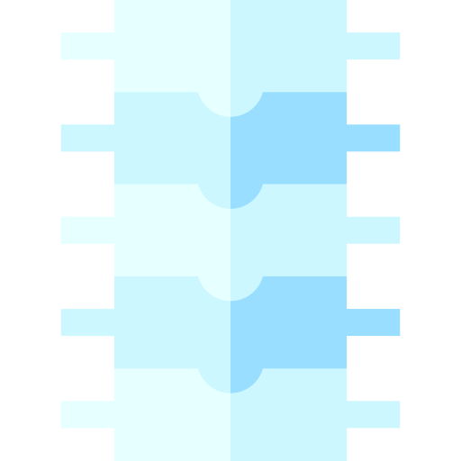 ruggengraat Basic Straight Flat icoon