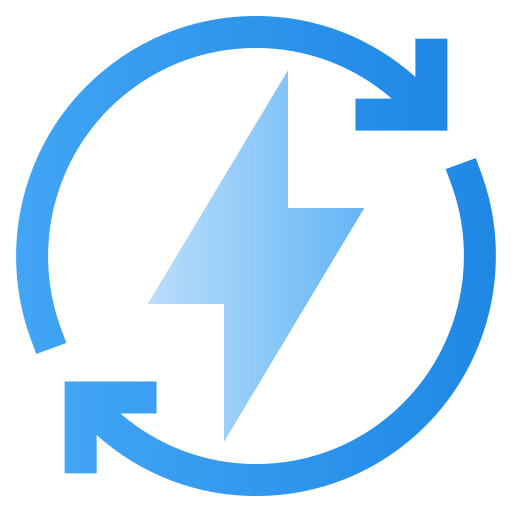 Lightning Generic Flat Gradient icon