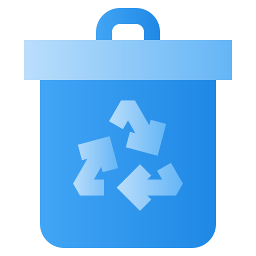 Recycle bin Generic Flat Gradient icon