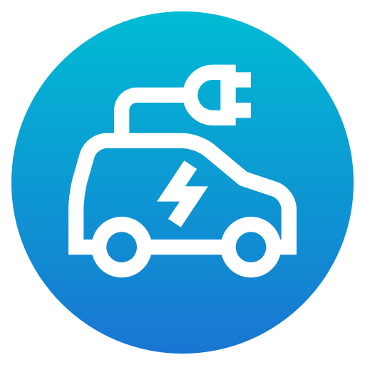 Electric car Generic Circular icon