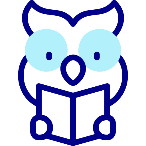 Owl Detailed Mixed Lineal color icon