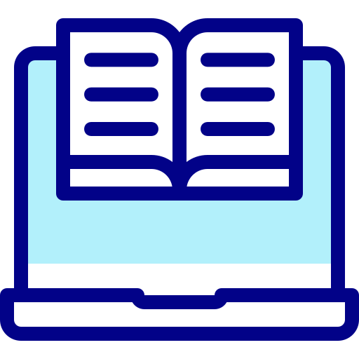 ebook Detailed Mixed Lineal color icon