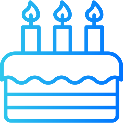 誕生日ケーキ Generic Flat Gradient icon