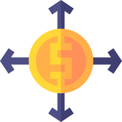 Funding Basic Straight Flat icon
