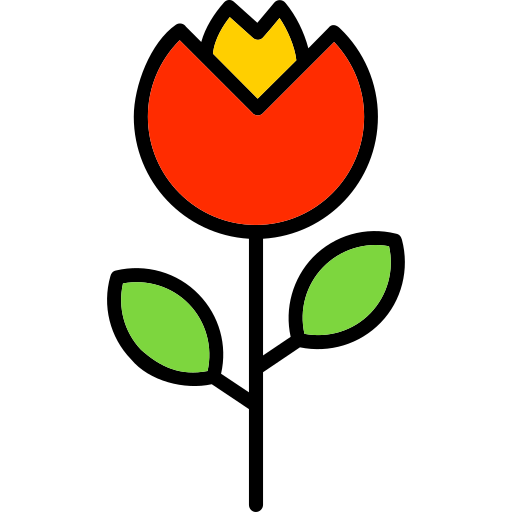Цветок Generic Outline Color иконка