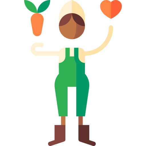 Сельскохозяйственный Puppet Characters Flat иконка