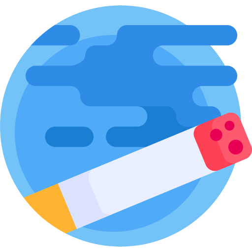 Курение Detailed Flat Circular Flat иконка
