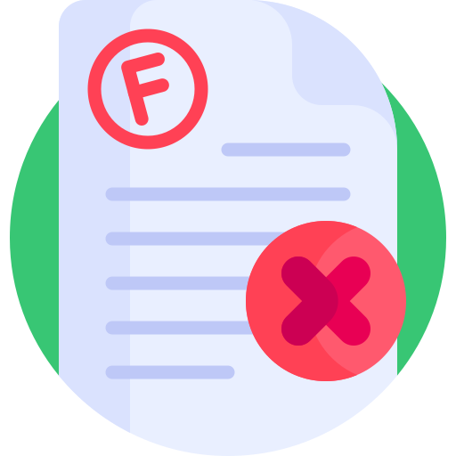 실패한 Detailed Flat Circular Flat icon