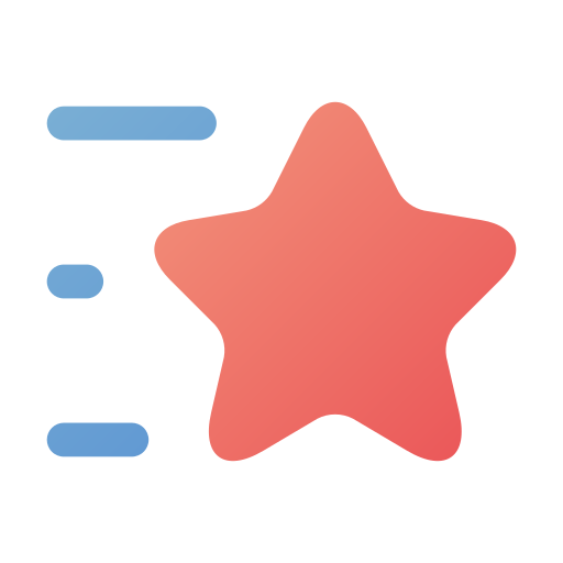 Star Generic Flat Gradient icon