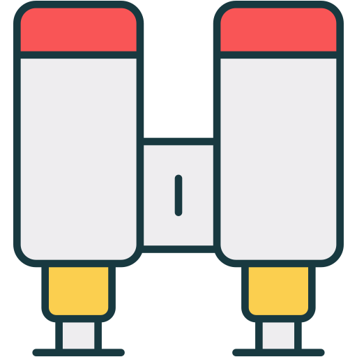 binocular Generic Outline Color icono