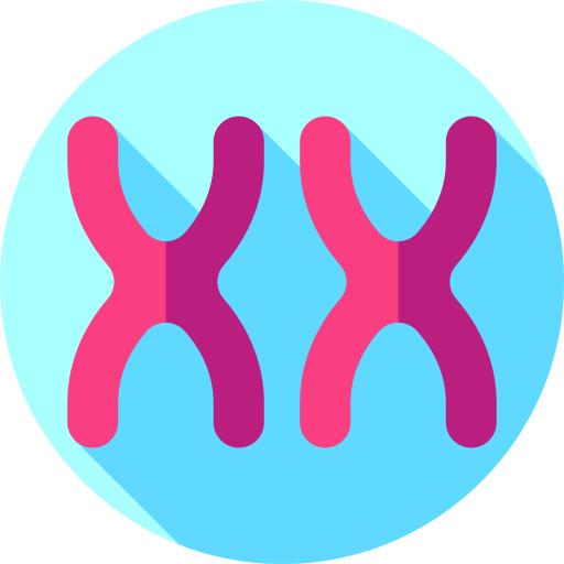 chromosom Flat Circular Flat icon