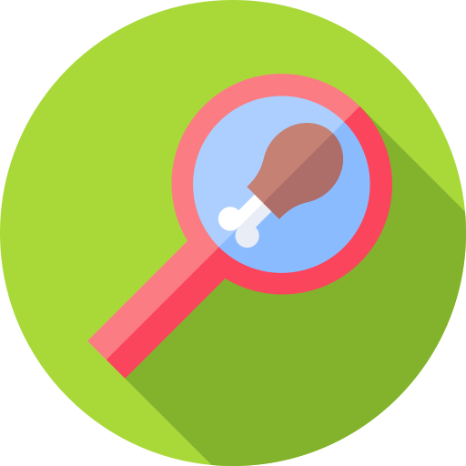 Search Flat Circular Flat icon