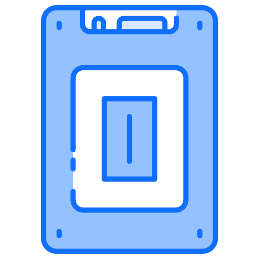 Ssd card Generic Blue icon