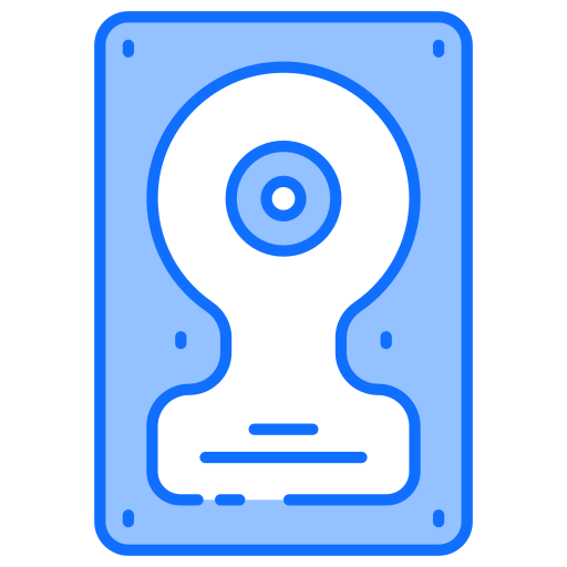 Hard drive Generic Blue icon