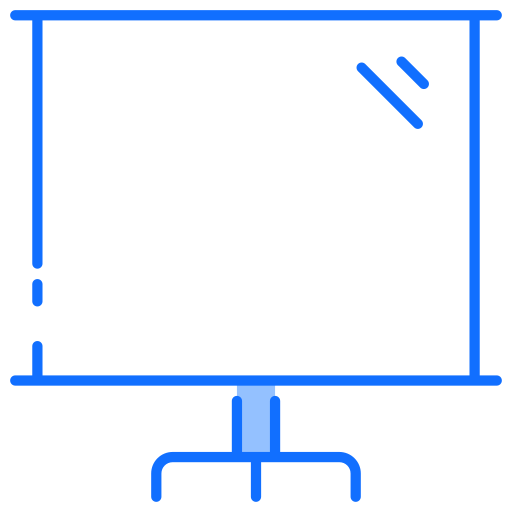 Projector screen Generic Blue icon