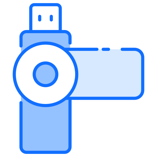 unidad flash Generic Blue icono