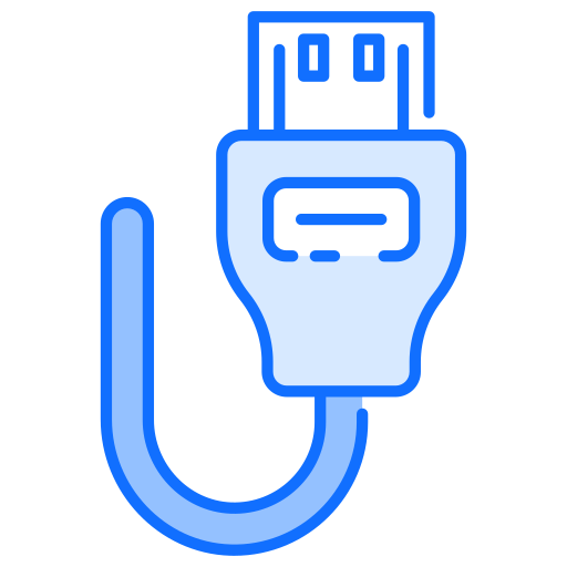 hdmi kabel Generic Blue icoon