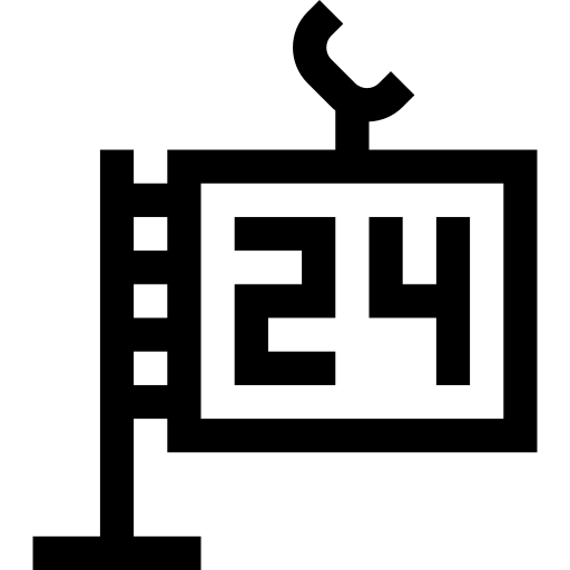 sinal Basic Straight Lineal Ícone