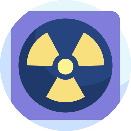 nuclear Detailed Flat Circular Flat icono