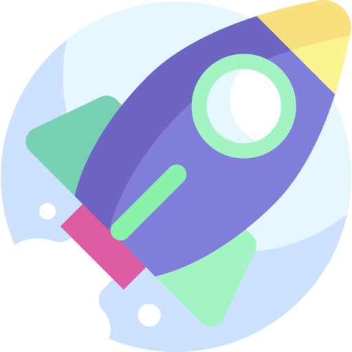 raket Detailed Flat Circular Flat icoon