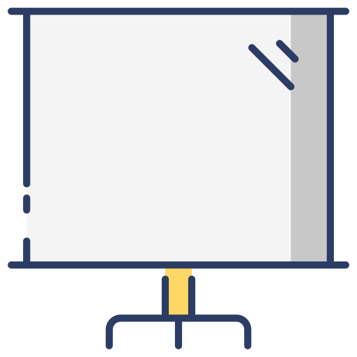 ekran projekcyjny Generic Outline Color ikona